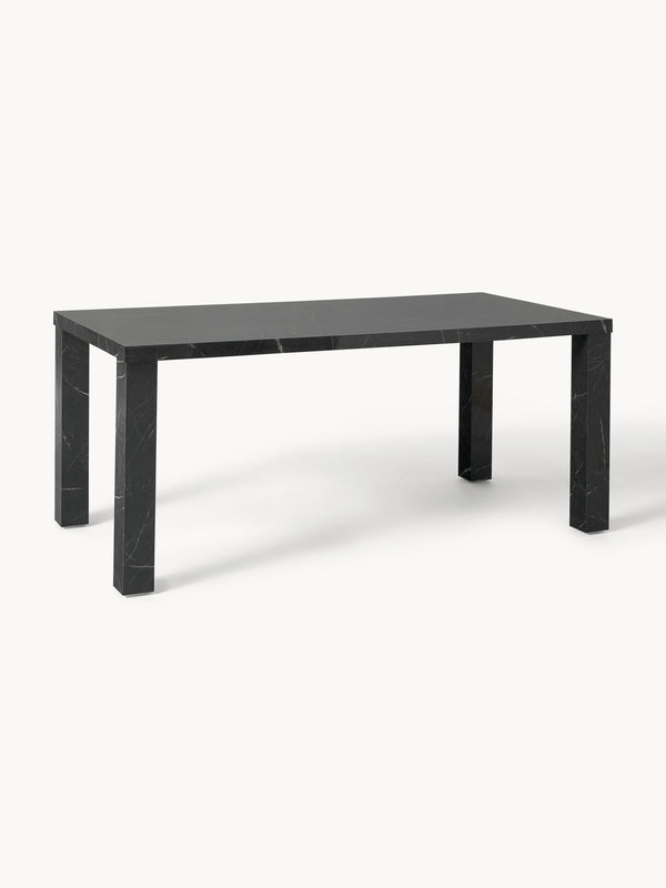 Carl Dining Table in Marble Look, Measuring 180 x 90 cm