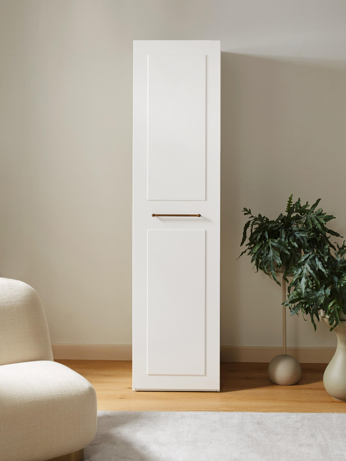 Charlotte Modular Wardrobe, Hinged-Door, 50 cm Wide, in Various Sizes