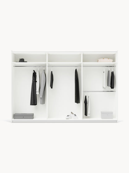 Charlotte Modular Wardrobe, Sliding-Door, 300 cm Wide, in Various Sizes