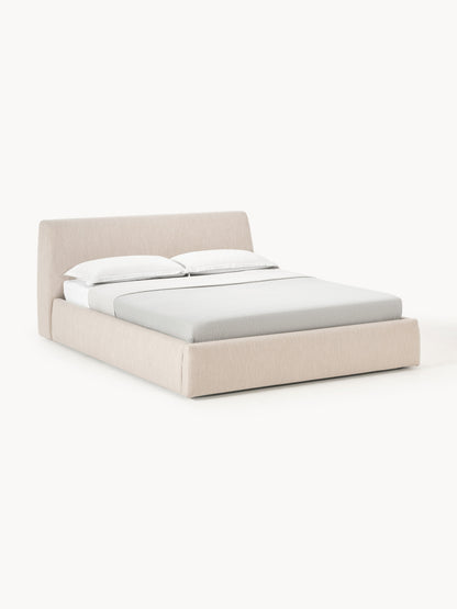 Cloud Bed Frame with Storage, Upholstered