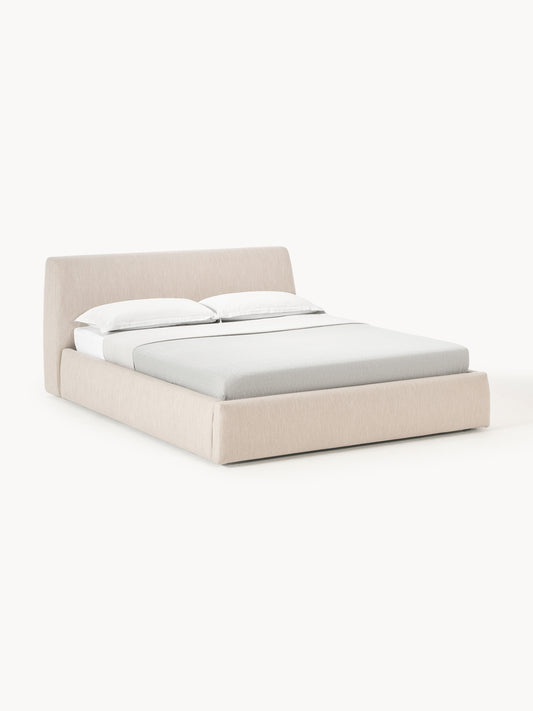 Cloud Bed Frame with Storage, Upholstered