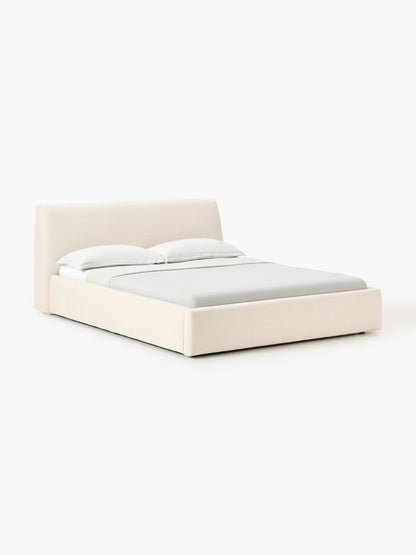 Cloud Bed Frame with Storage, Upholstered