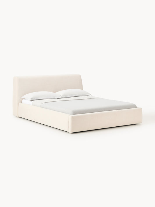 Cloud Bed Frame with Storage, Upholstered