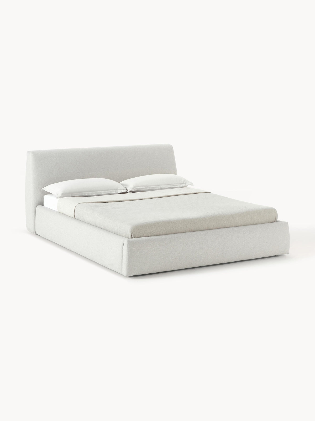 Cloud Bed Frame with Storage, Upholstered