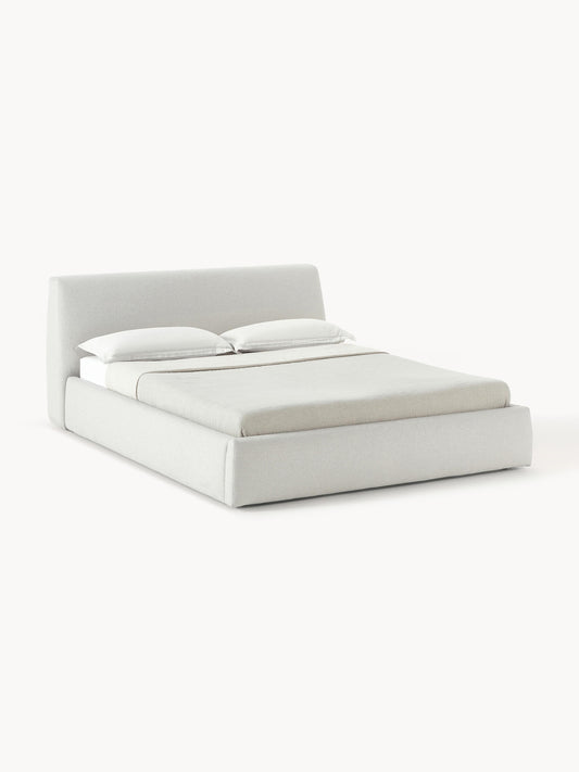 Cloud Bed Frame with Storage, Upholstered
