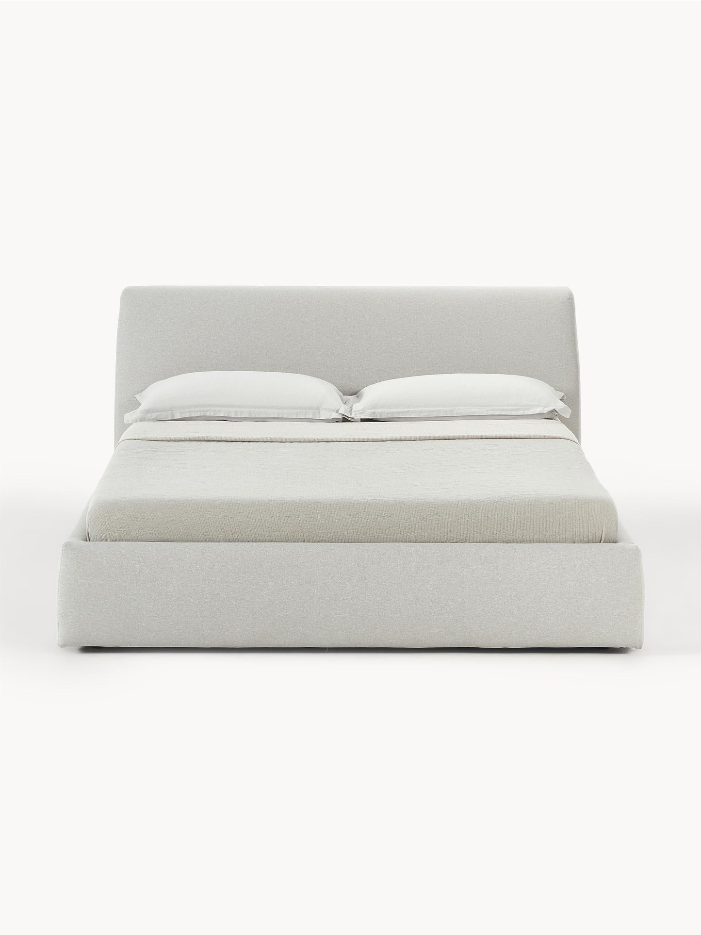Cloud Bed Frame with Storage, Upholstered