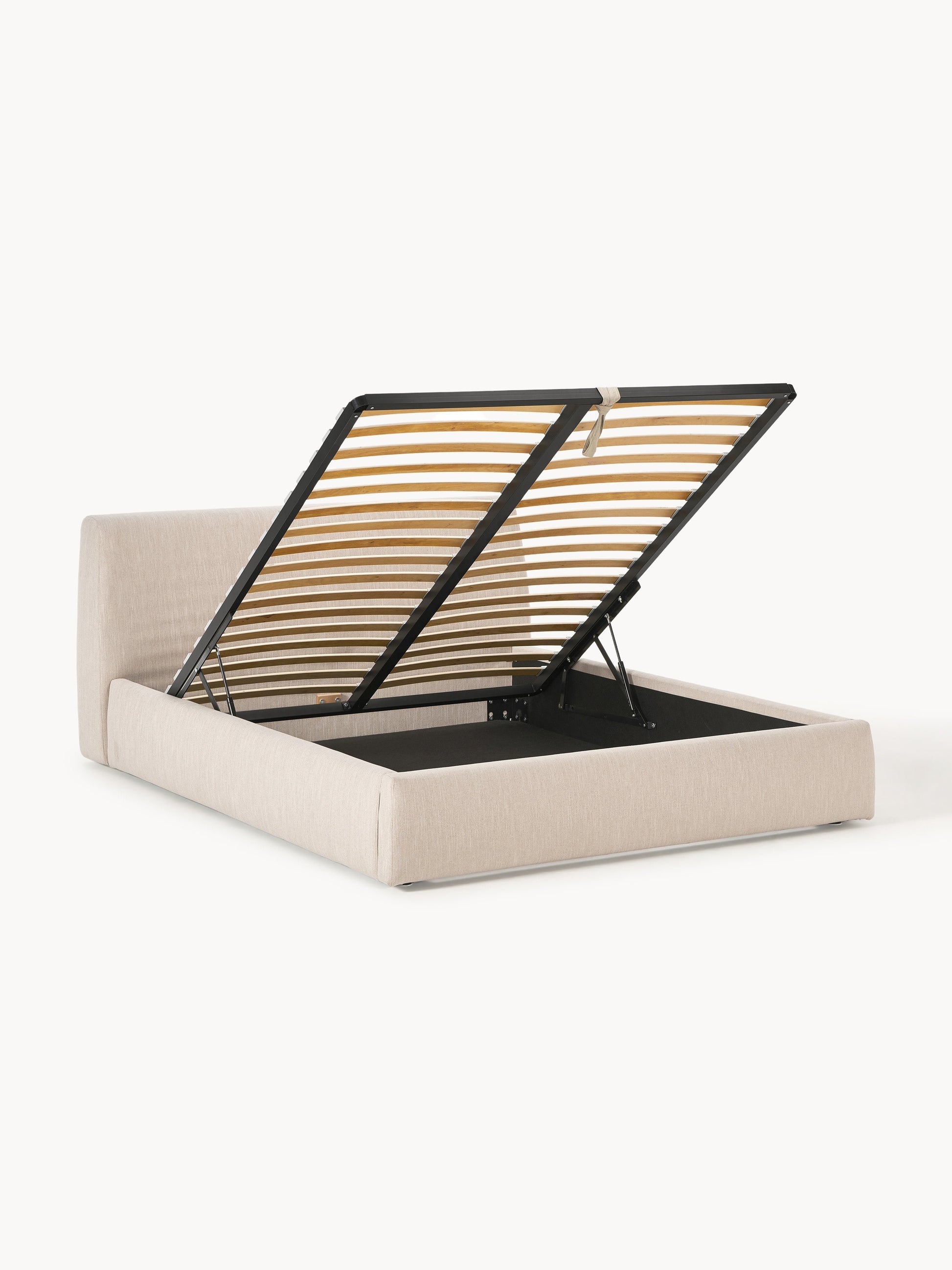 Cloud Bed Frame with Storage, Upholstered