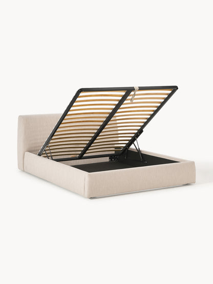 Cloud Bed Frame with Storage, Upholstered