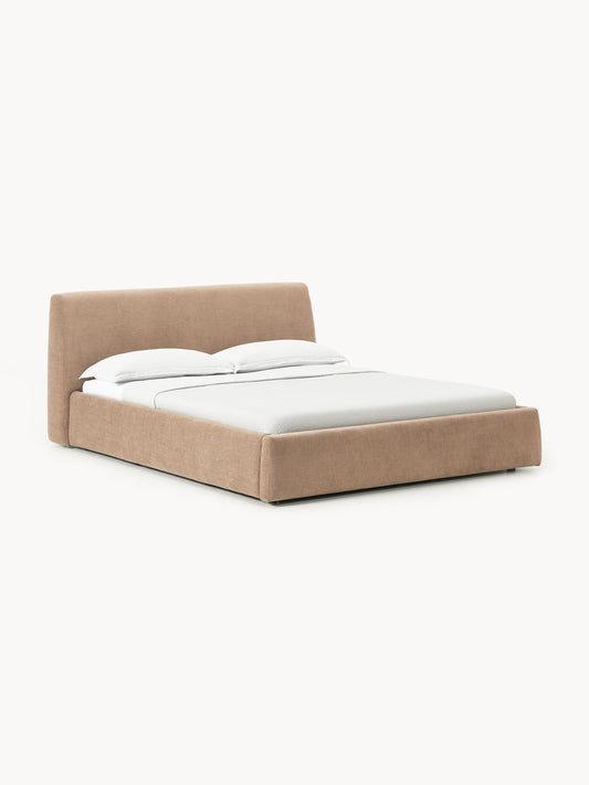 Cloud Bed Frame with Storage, Upholstered