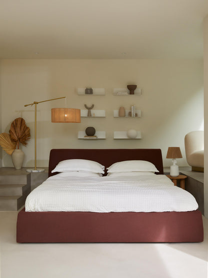 Cloud Bed Frame with Storage, Upholstered