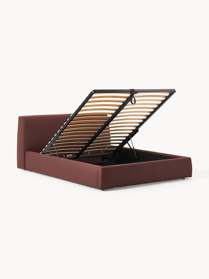 Cloud Bed Frame with Storage, Upholstered