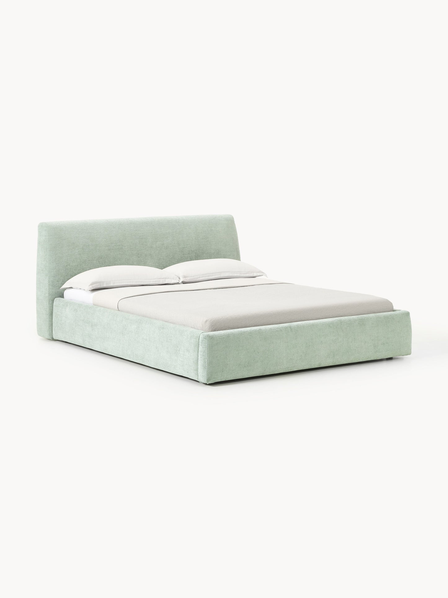 Cloud Bed Frame with Storage, Upholstered