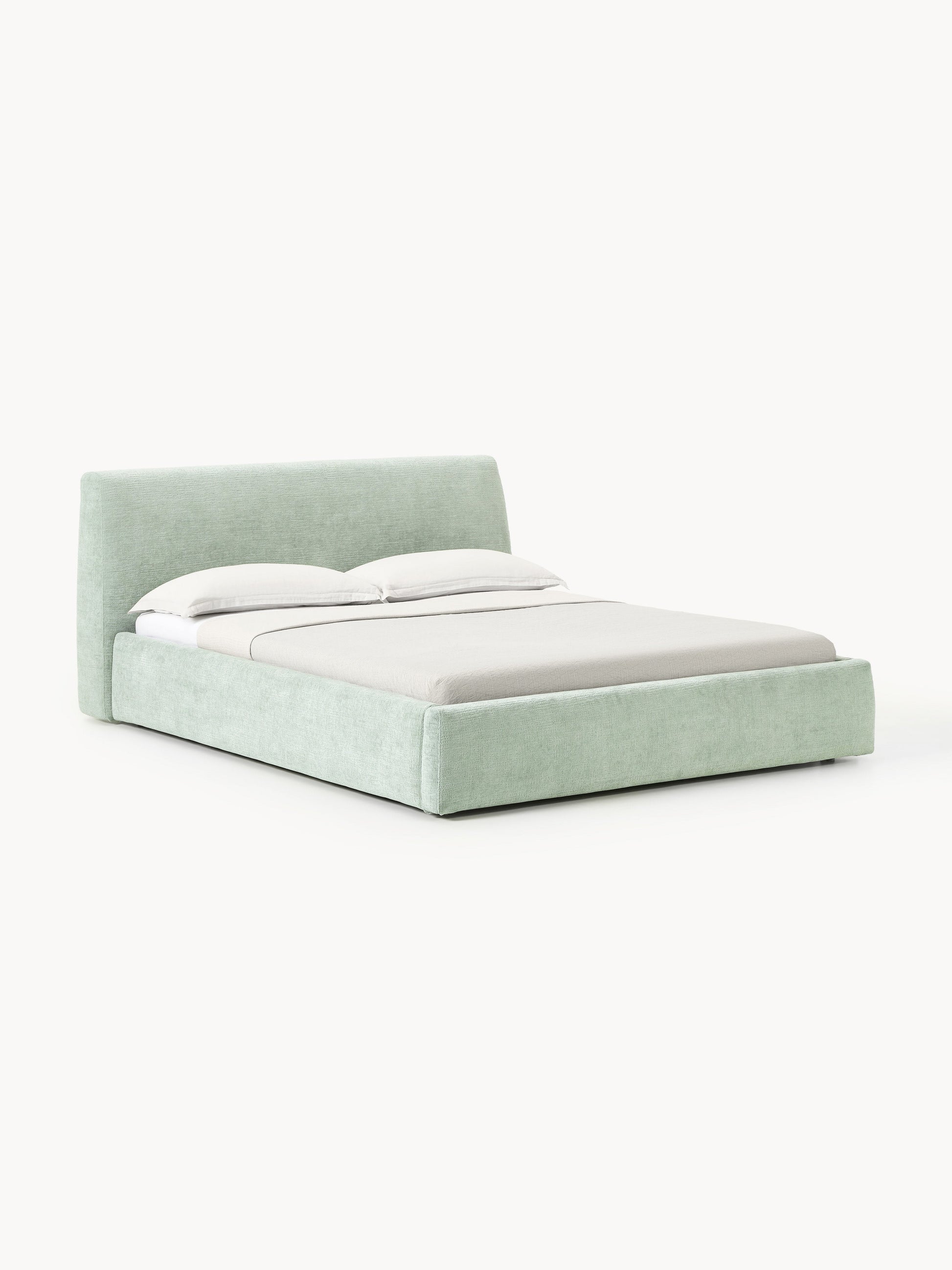 Cloud Bed Frame with Storage, Upholstered