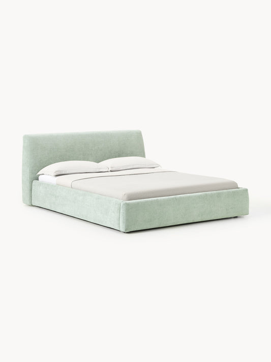 Cloud Bed Frame with Storage, Upholstered