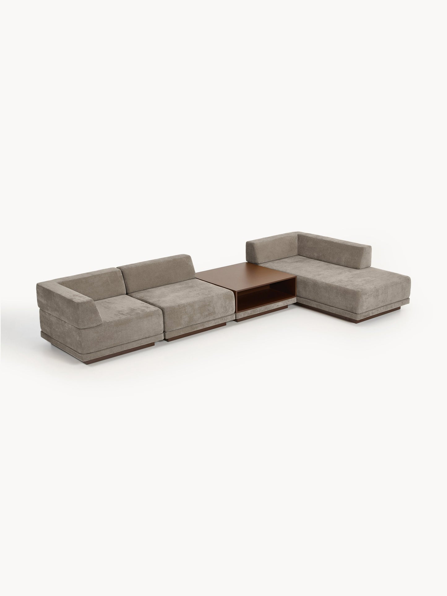 Colin Modular Corner Sofa, 4-Seater, with Coffee Table