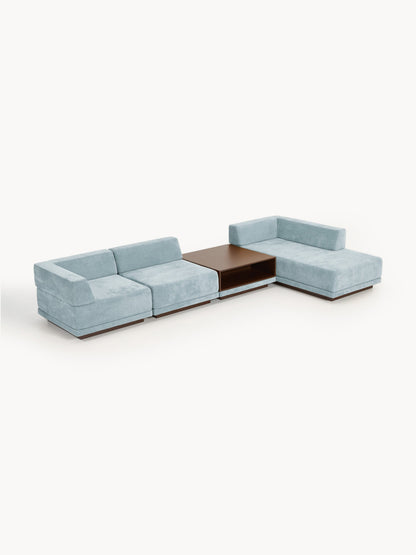 Colin Modular Corner Sofa, 4-Seater, with Coffee Table