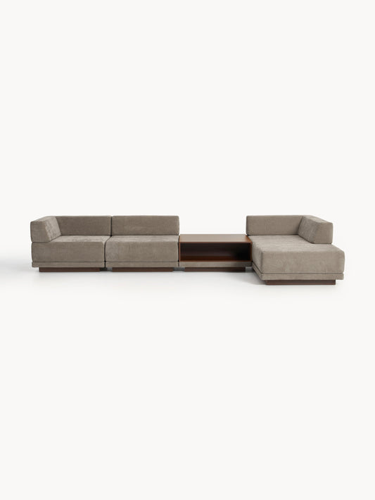 Colin Modular Corner Sofa, 4-Seater, with Coffee Table