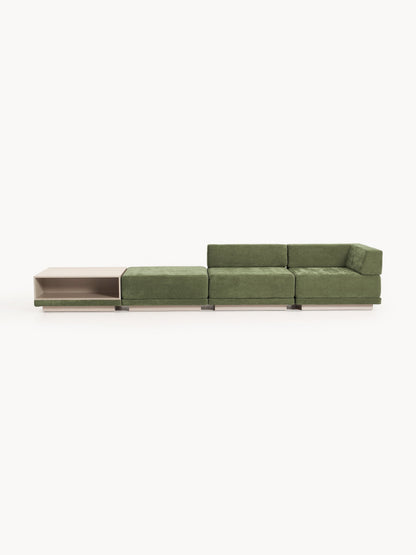 Colin Modular Couch (4-Seater) with Coffee Table & Ottoman