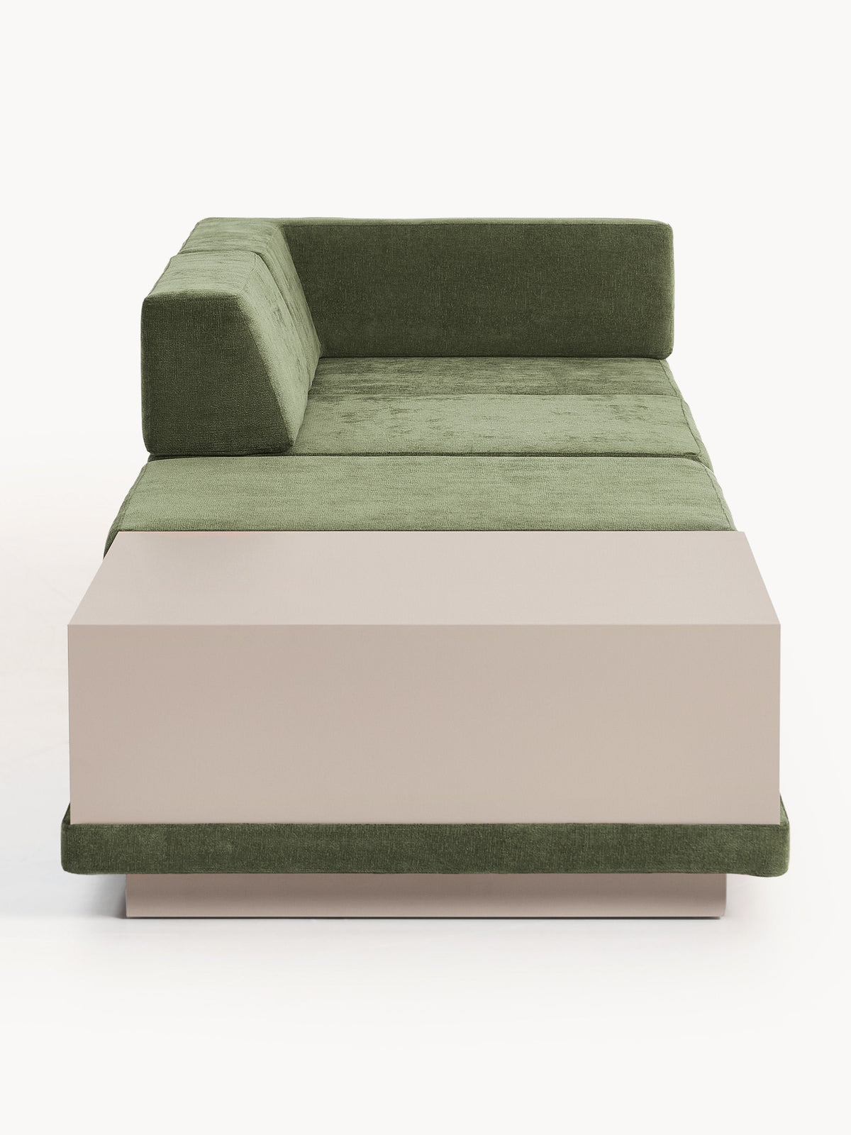 Colin Modular Couch (4-Seater) with Coffee Table & Ottoman