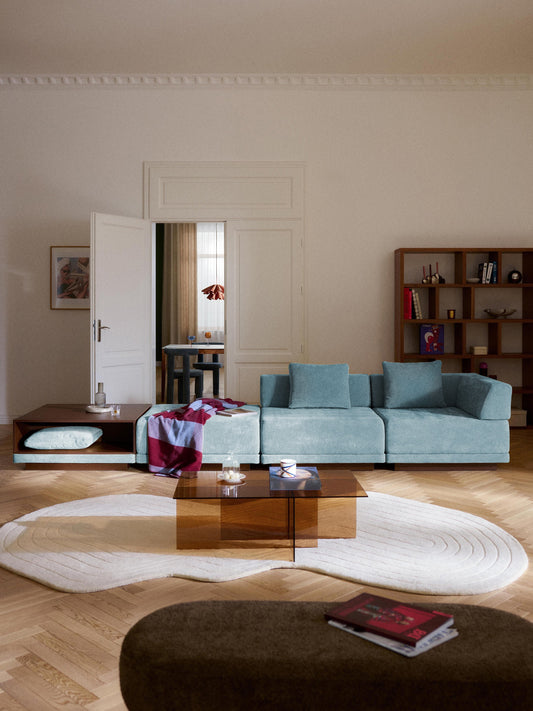 Colin Modular Couch (4-Seater) with Coffee Table & Ottoman