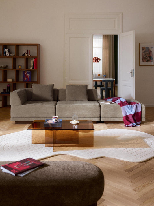Colin Modular Settee with Ottoman (4-Seater)