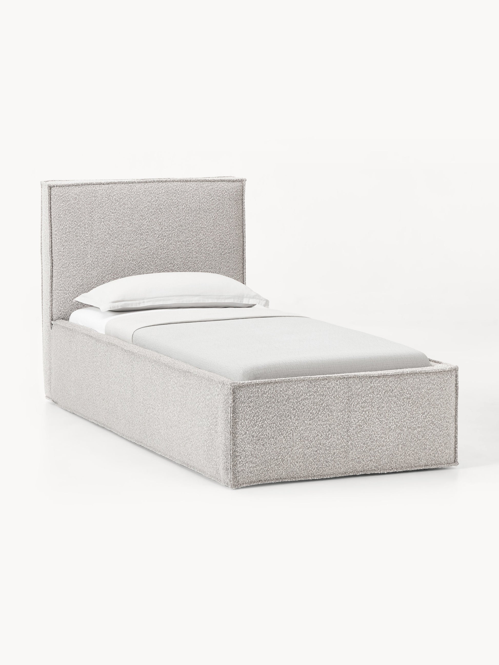 Dream Single Bed Frame, Bouclé