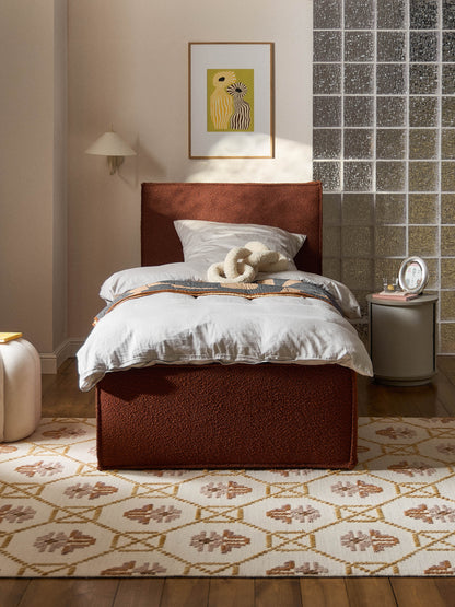 Dream Single Bed Frame, Bouclé