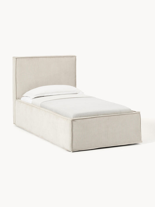 Dream Single Bed Frame, Corduroy