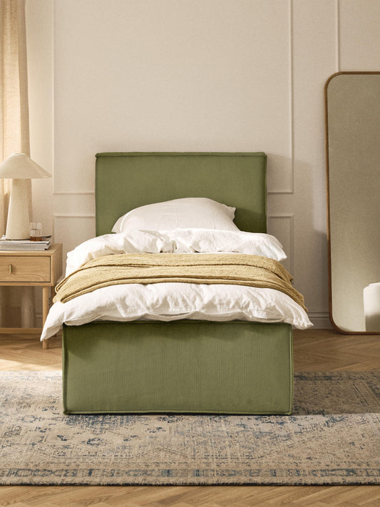 Dream Single Bed Frame, Corduroy