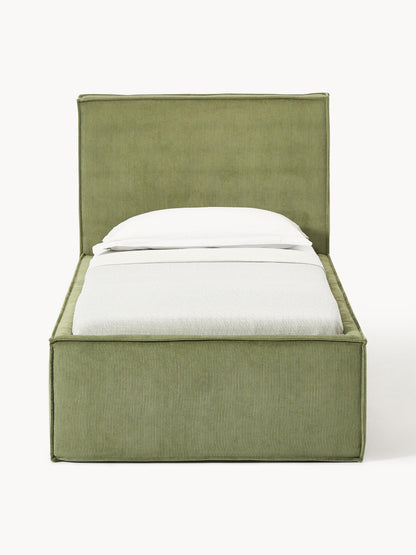 Dream Single Bed Frame, Corduroy