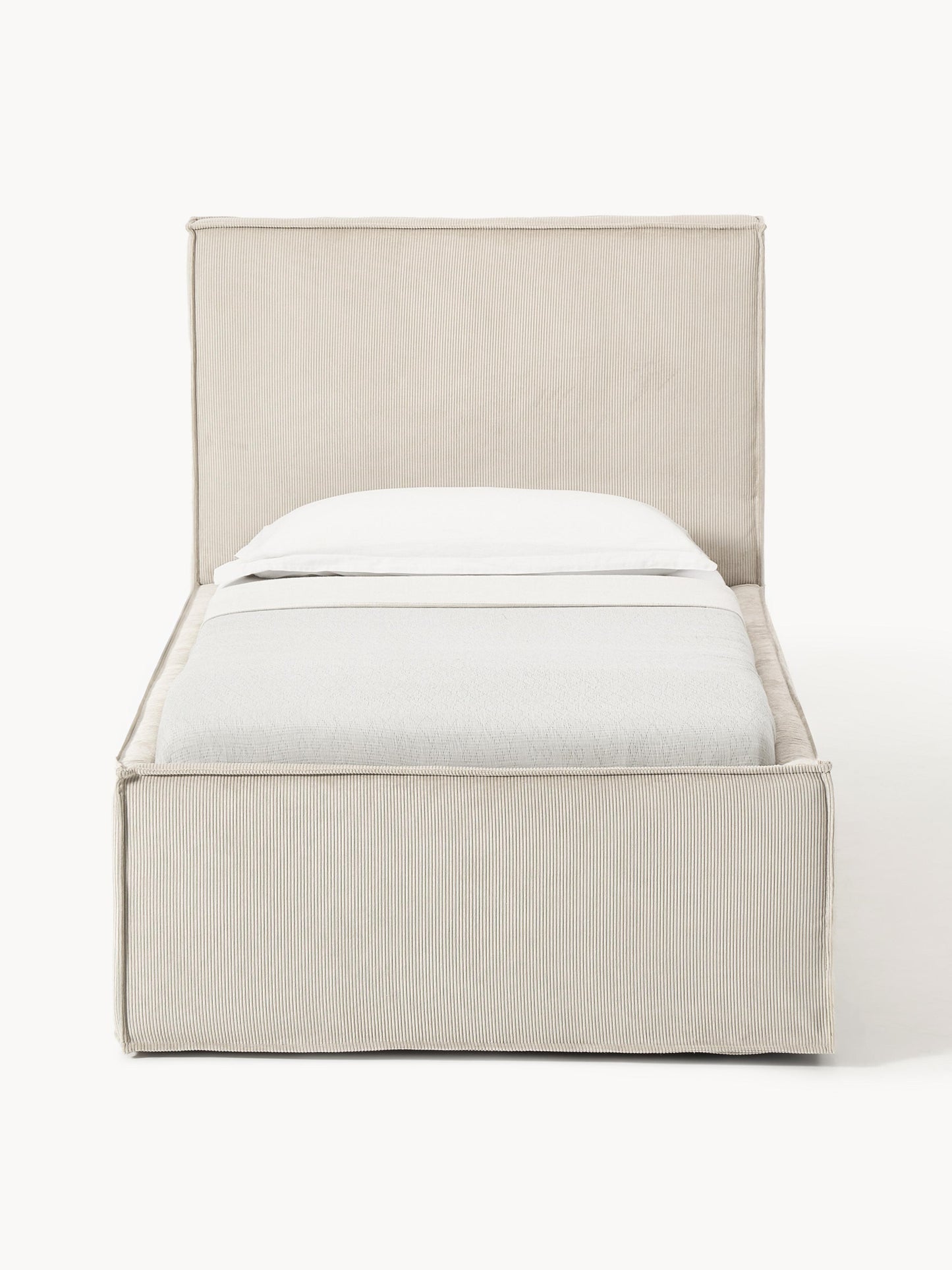 Dream Single Bed Frame, Corduroy