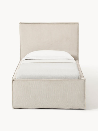 Dream Single Bed Frame, Corduroy
