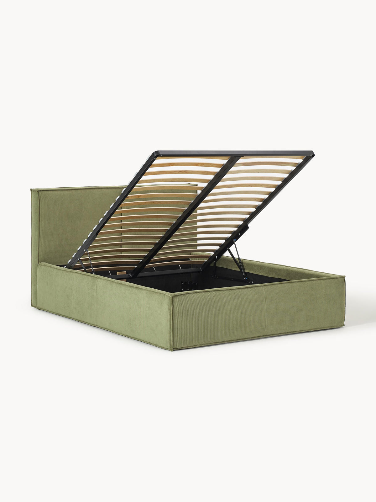 Dream Storage Bed in Corduroy, Upholstered