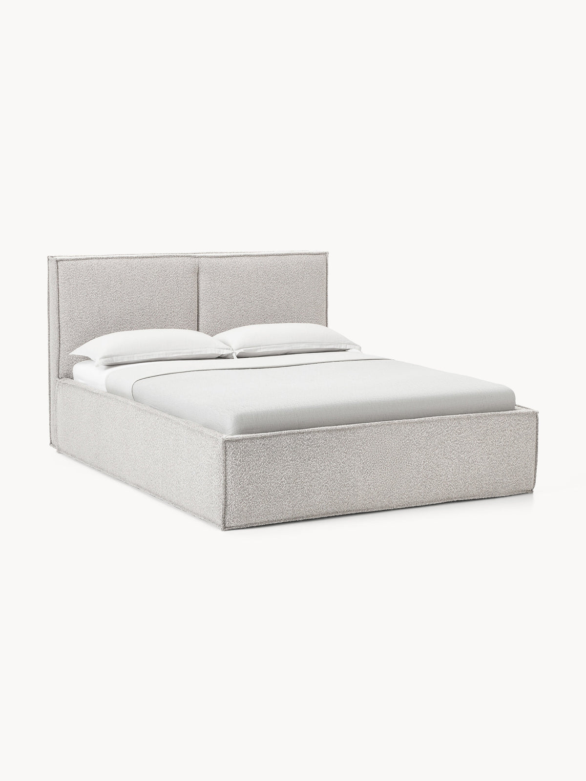 Dream Upholstered Bed with Bouclé Cover