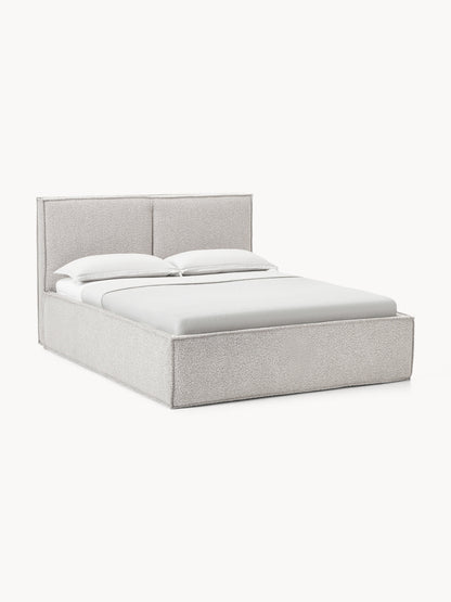 Dream Upholstered Bed with Bouclé Cover