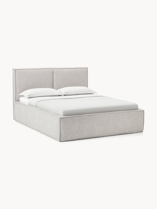 Dream Upholstered Bed with Bouclé Cover