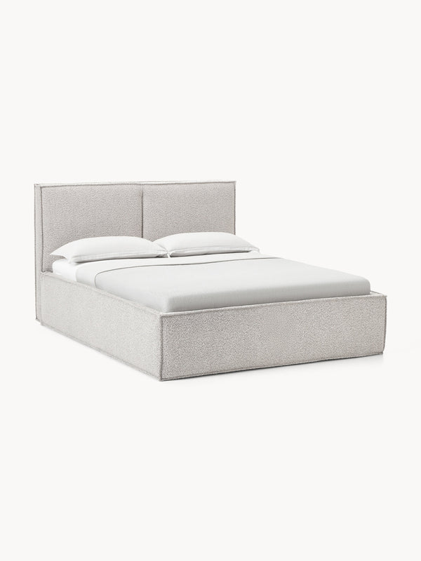 Dream Upholstered Bed with Bouclé Cover
