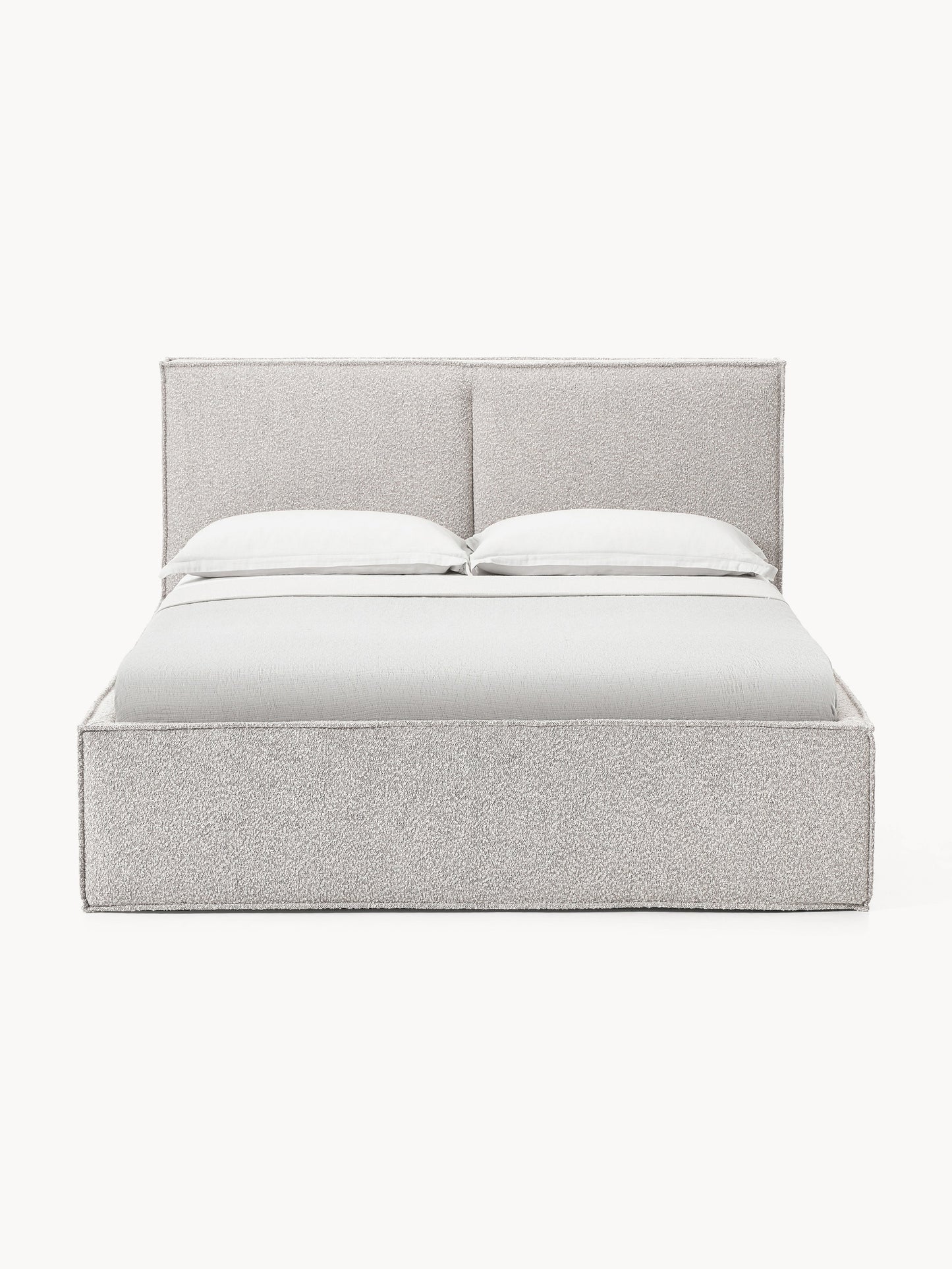 Dream Upholstered Bed with Bouclé Cover