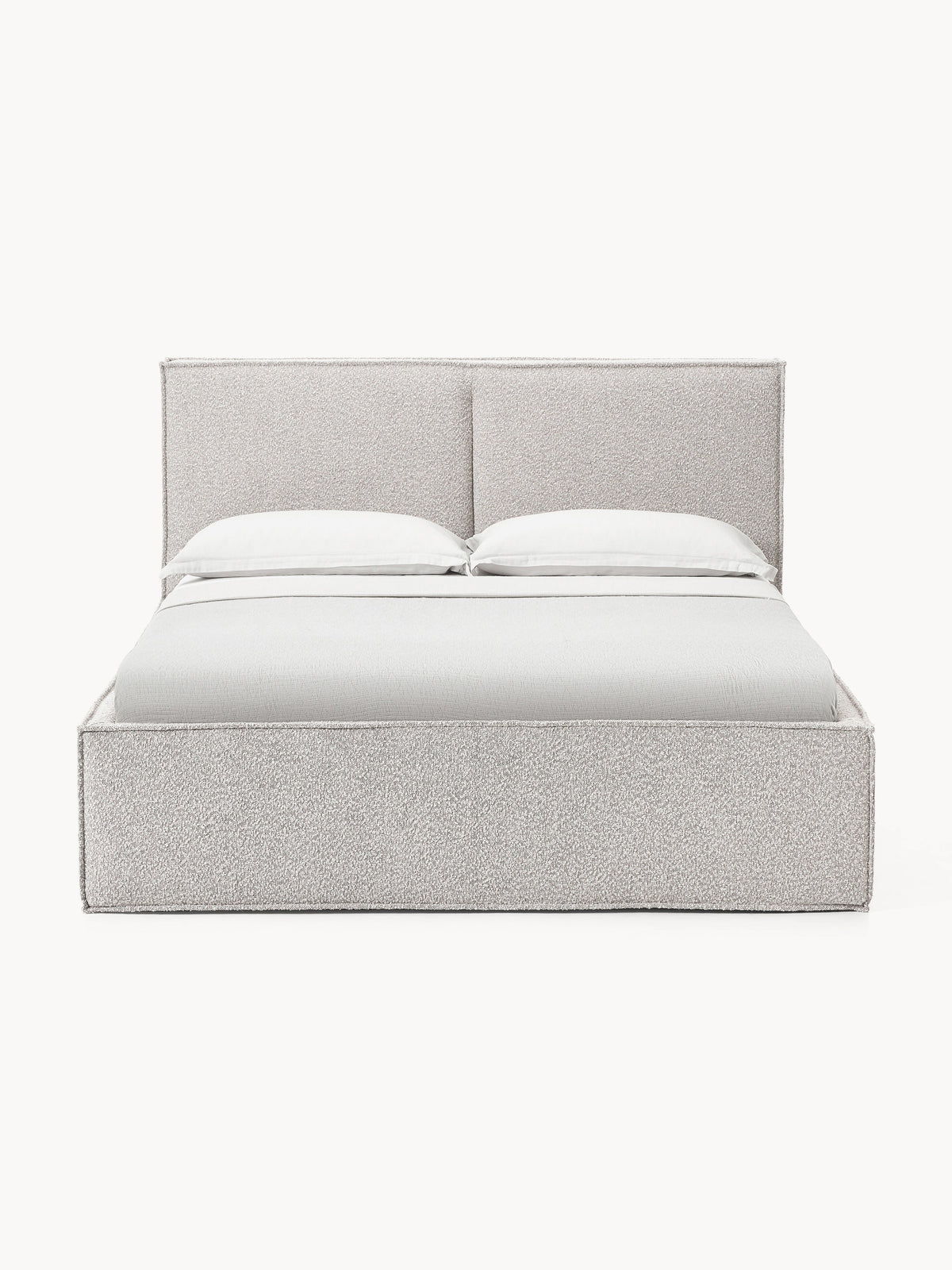 Dream Upholstered Bed with Bouclé Cover