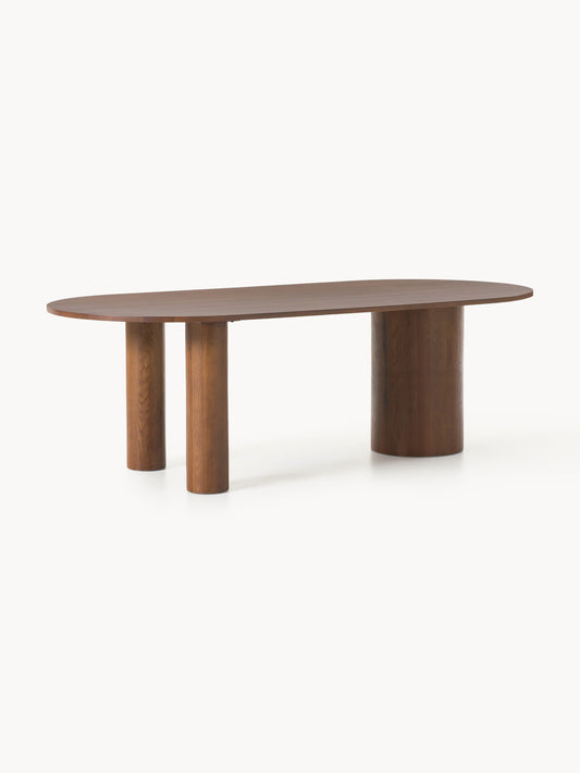 Dunia Oval Dining Table, Oak, Available in Various Sizes