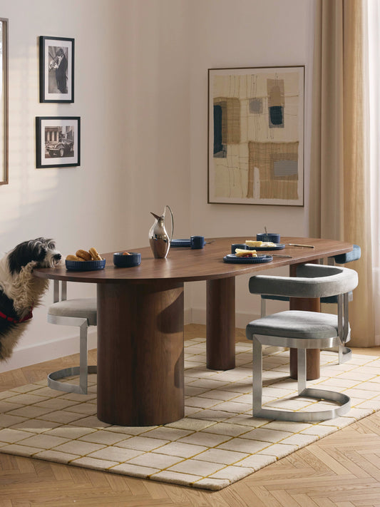 Dunia Oval Dining Table, Oak, Available in Various Sizes