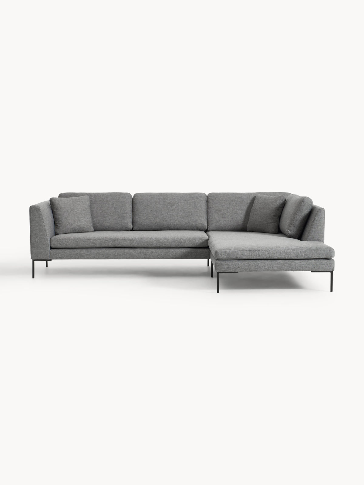 Emma Corner Settee with Metal Legs