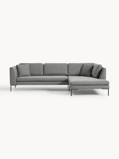 Emma Corner Settee with Metal Legs