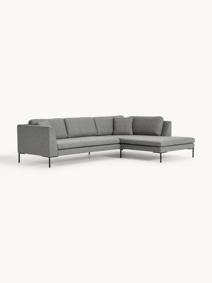 Emma Corner Settee with Metal Legs