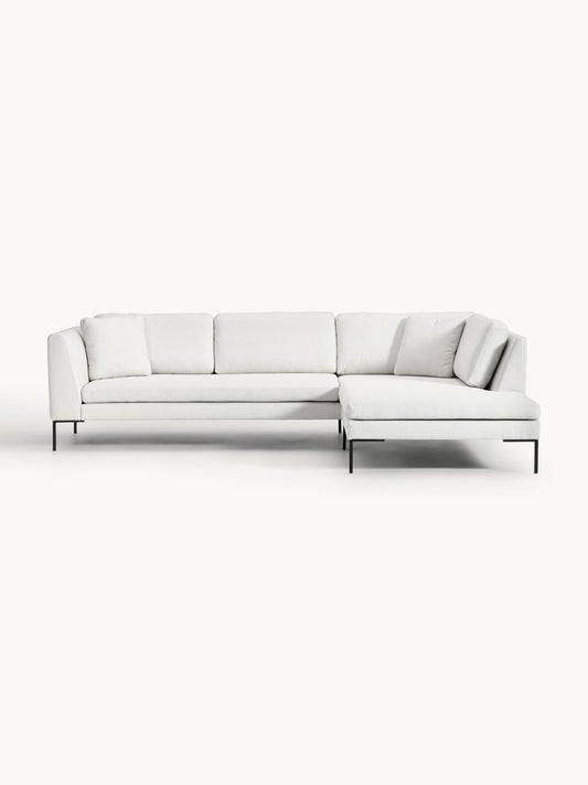 Emma Corner Settee with Metal Legs