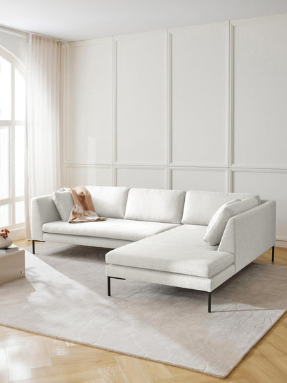 Emma Corner Settee with Metal Legs