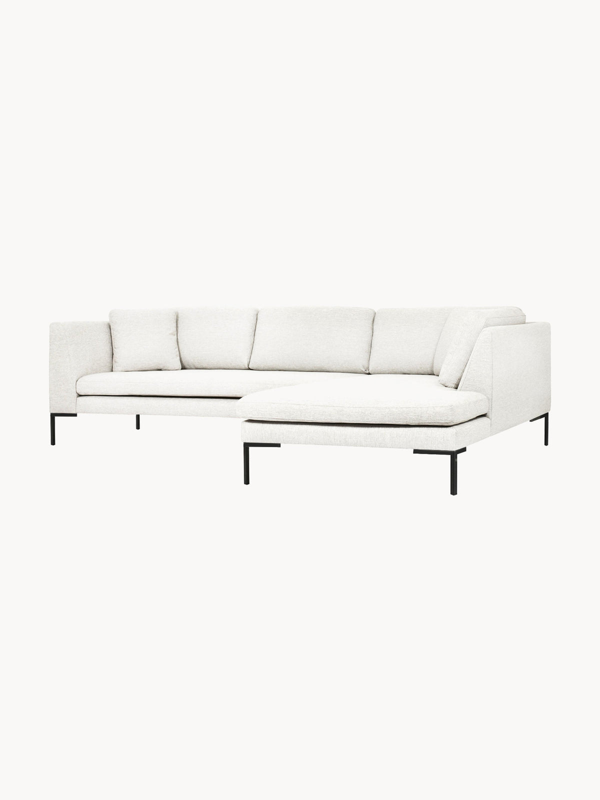 Emma Corner Settee with Metal Legs