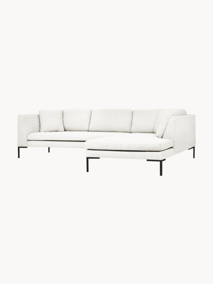 Emma Corner Settee with Metal Legs