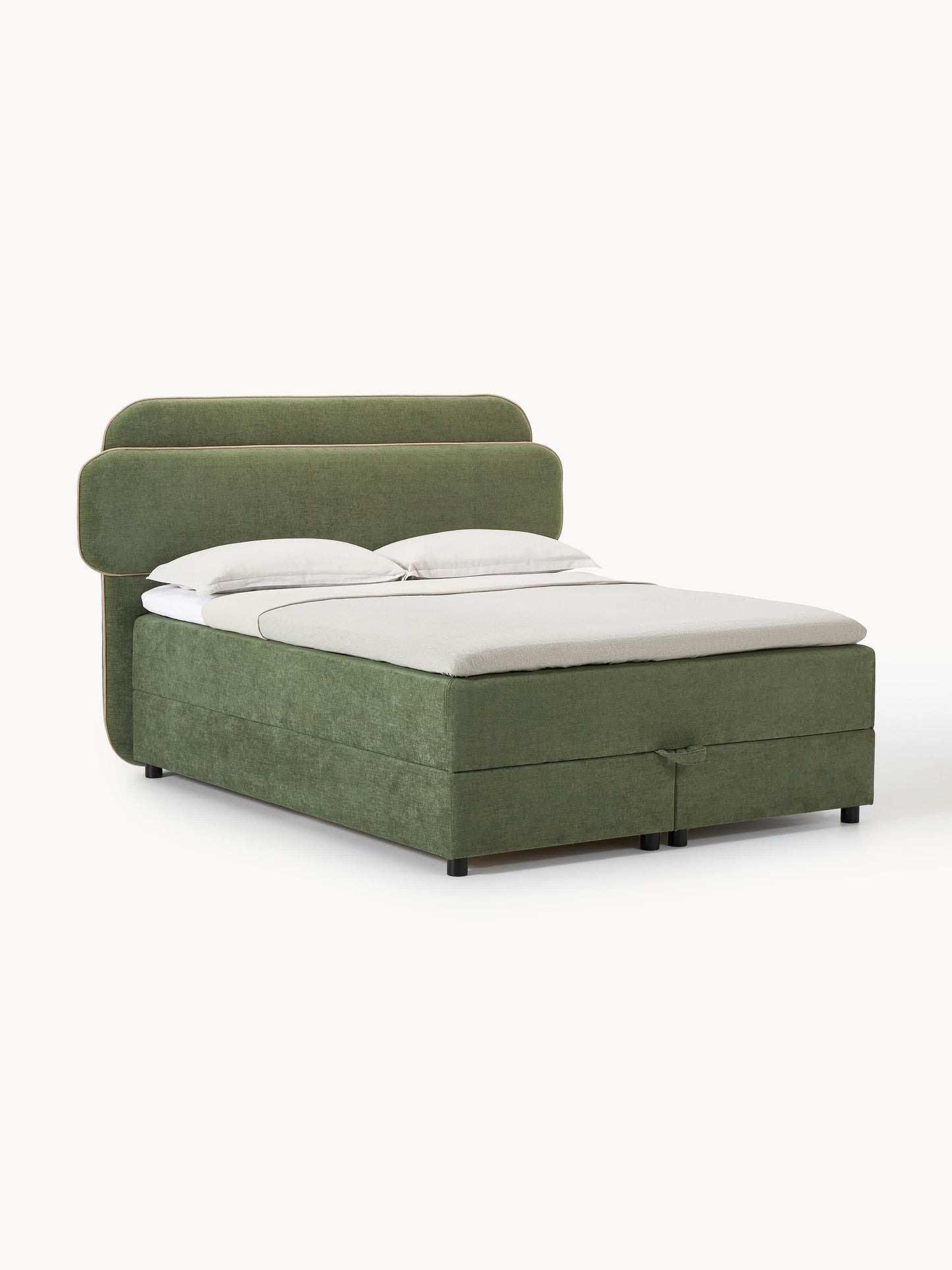 Enrica Box Spring Storage Bed Frame