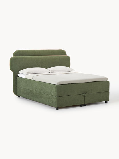 Enrica Box Spring Storage Bed Frame